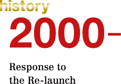 history 2000. Response to the Re-launch